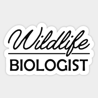 Wildlife Biologist Sticker